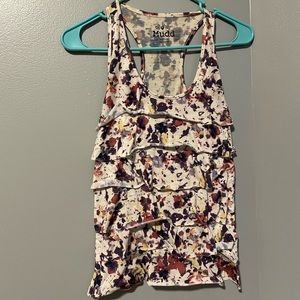 Multicolor Ruffle Tank